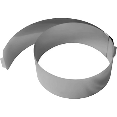 Форма д/выпечки Круг раздвижная, d15-30см, нерж.сталь CRT1530