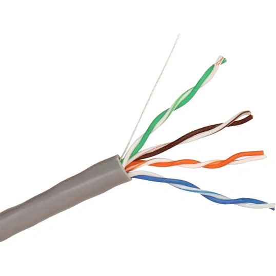 Кабель ExeGate UTP4-C5e-CU-S24-IN-PVC-GY-305-FLUKE UTP кат.5e <EX256748RUS