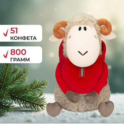 Новогодний сладкий подарок  Сеня 1/800 г (стандарт), ПТ27-12бс