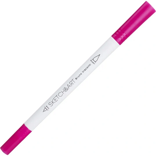 Набор маркеров ДВУС.СКЕТЧ-МАРКЕРЫ(КИСТОЧКА+ЛИНЕР)SKETCH&ART12 ЦВ.,22-0082