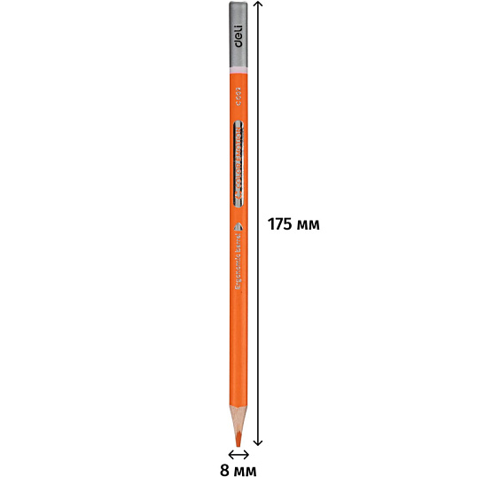 Карандаши цветные Deli EC00235 Color Emotion липа 36цв/наб. мет.кор