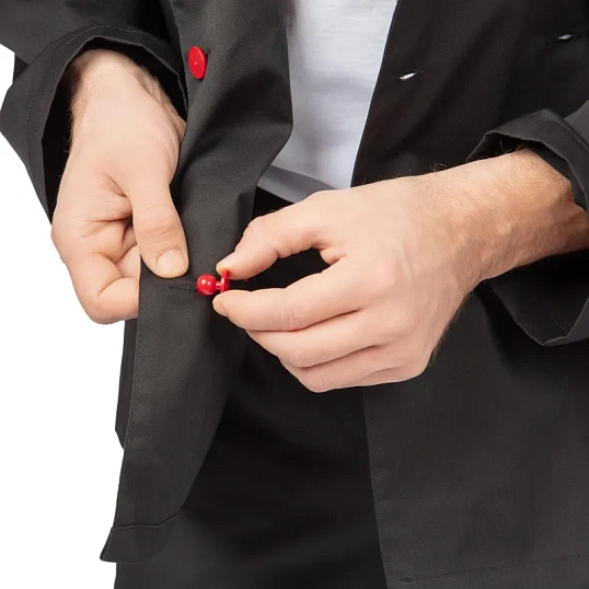 Китель Повара у23-КУ черный (р.48-50) р.170-176