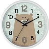 Часы настенные пластиковые, модель09, диам 225 мм, белый, 91910986
