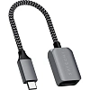 Кабель адаптер Satechi USB-C to USB 3.0. Цвет серый космос