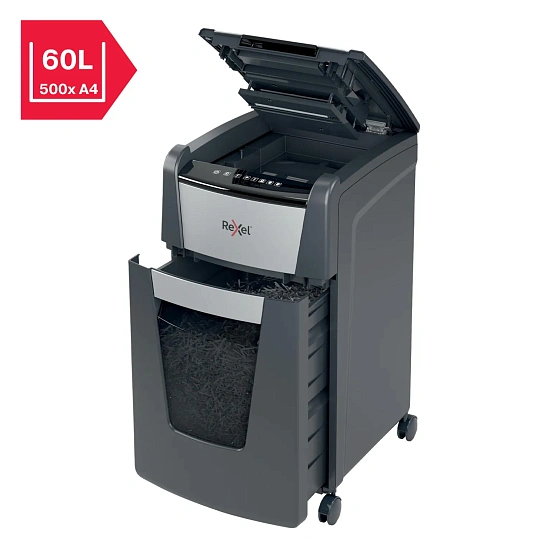 Шредер (уничтожитель) Rexel Optimum AutoFeed+ 225X 4ур.секр.,225лист,60л