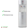 Кулер для воды AEL LD-AEL-28 white/silver напольный электронное охлаждение