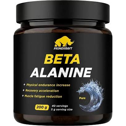БАД PRIMEKRAFT Бета-аланин чистый, СППДПП, банка 200г
