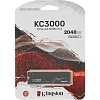 SSD накопитель Kingston KC3000 2TB M.2 2280 PCIe 4.0 x4(SKC3000D/2048G)