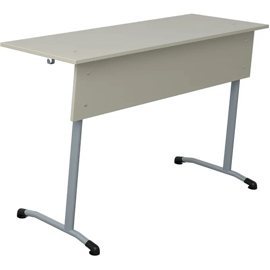 Парта МЕТ_ Стол ученический Гармония 2-местный 6г.р. серый/серый