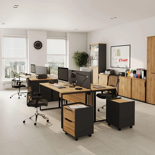 Экран к столам К-Loft 241P001 Ш1112 Графит