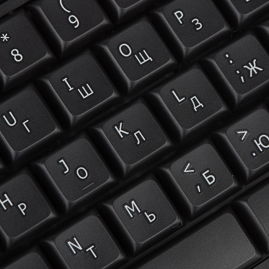 Набор клавиатура+мышь черный проводн.(104кн, 1000DPi) BT-JKMC-001/KM-108