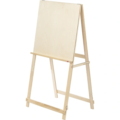 Мольберт напольный Хлопушка Комус Арт, 60х120см, односторонний, фанера