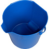 Ведро FBK 15л синее, армир. пластик противоударный, круглое, 80101-2
