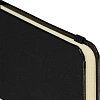 Бизнес-блокнот Attache (100x150 мм) А6, Эссэ,балакр,резин,клетка,черный,80л