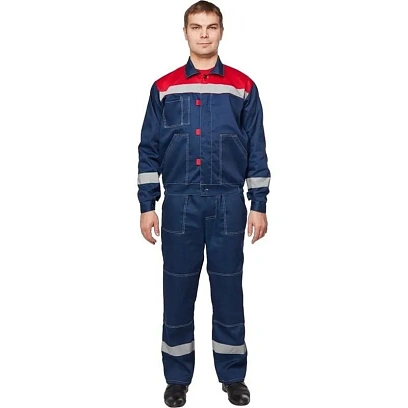 Костюм летний муж. л20-КПК син/красн (р.72-74) 170-176 (Арсенал-СП)