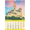 Календарь настенный моноблочный 2027 Замки мира, ригель 320х480 мел 0527015