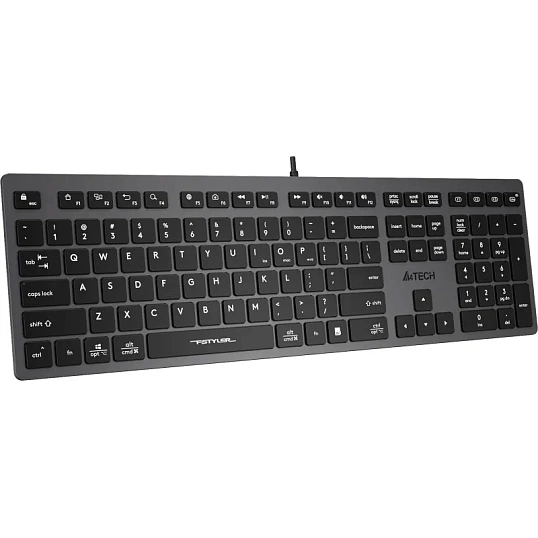 Клавиатура A4Tech Fstyler (FX50 GREY) серый USB slim Multimedia