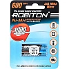 Аккумулятор ROBITON 600MHAAA-2 BL2 (2шт/уп)