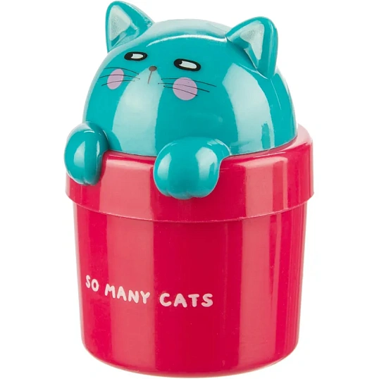 Точилка M&G So Many Cats, 1 отверстие, с контейнером, в ассорт, для детей