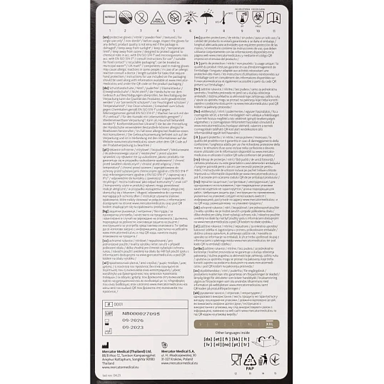 Перчатки одноразовые нитрил GOGRIP BLACK цв.черный (25 пар/уп) р.XXL,ПС