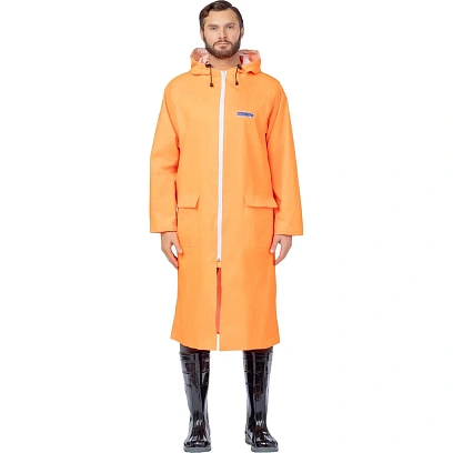 Плащ влагозащитный ПВХ Poseidon орж 56-58/182-188