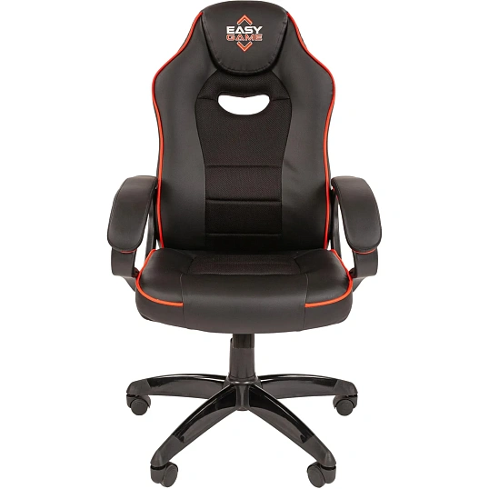 Кресло ТП 688 экокожа/ткань,черный,пластик