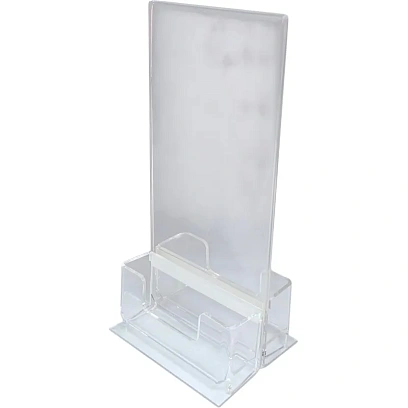 Подставка настольная Attache 1/3 А4 двусторон вертик с 2я визитницами акр