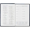Ежедневник недатированный синий, А6,100x150, 320стр, Agenda