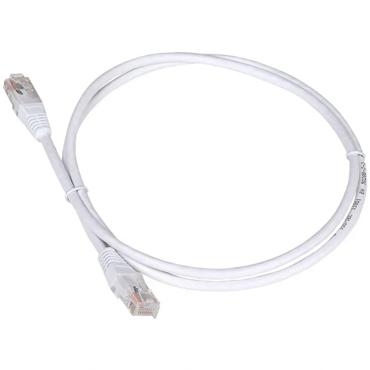Патч-корд TWT TWT-45-45-5.0-WH UTP кат.5e, 5.0 м, белый