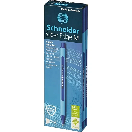 Ручка шариковая неавтомат. SCHNEIDER Slider Edge M,масл,синий,0,5мм