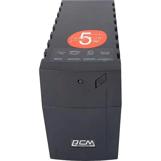 ИБП Powercom Raptor RPT-1000AP EURO, лин-инт., 1000ВА/600Вт,3 EURO, USB