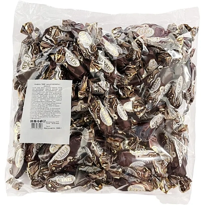 Конфеты шоколадные Gabi соленая карамель с арахисом, 1кг