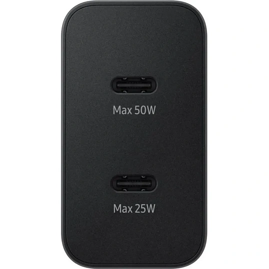 Зарядное устройство сетевое Samsung EP-T5020 50W Duo Type-C Black + cable