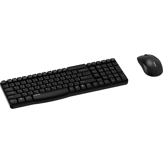 Набор клавиатура+мышь RAPOO беспр. X1820-BL черный (10363)