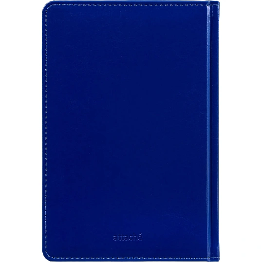Ежедневник недатированный Attache А5 160л иск.кожа голубой(золотистый срез)