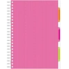 Тетрадь 140л,кл,А4,SPIRAL BOOK Розовый,евроспир,обл.пласт,разд.84105