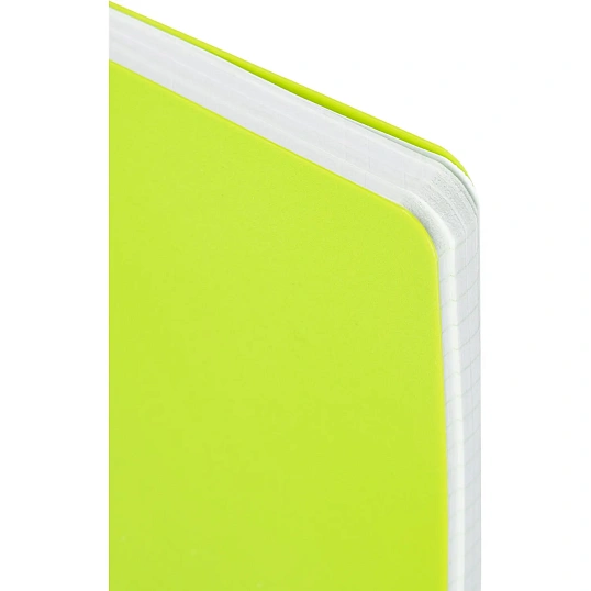Бизнес-тетрадь А5,96л,кл,спир,пластик,тон.бл. Attache Bright colours Лайм