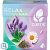 Чай Curtis Relax зеленый, аромат, средний лист, 15 пирамидок