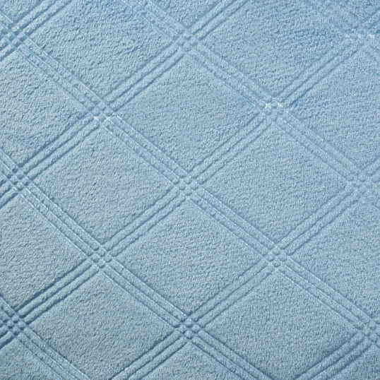 Плед микрофибра Luscan, фактура синий 150x200