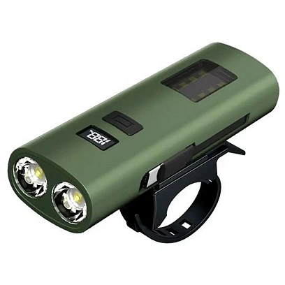 Фонарь велосипедный FOCUSray 1335 акку 2000мАН.цифровой дисплей,USB кабель