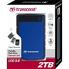 Портативный HDD Transcend StoreJet 25H3 2Tb 2.5, USB 3.0, син, TS2TSJ25H3B