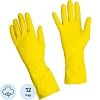 Перчатки латексные LotusLux особопроч.с хлопк.напылен желт.55гр рL 12пар/уп
