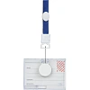 Бейдж Promega office горизонтальный с рулеткой, 105х74T-678H