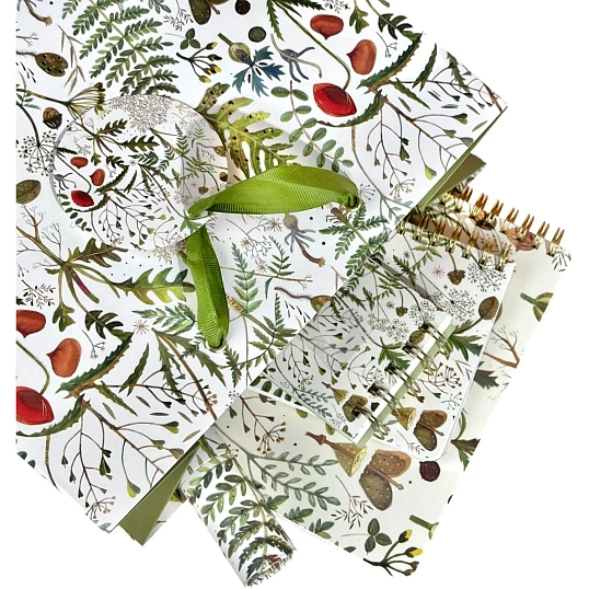 Пакет для подарков PREMIUM FLORA.ЛУГОВЫЕ ТРАВЫ, L, 26x32.4x13см, 2-852/06