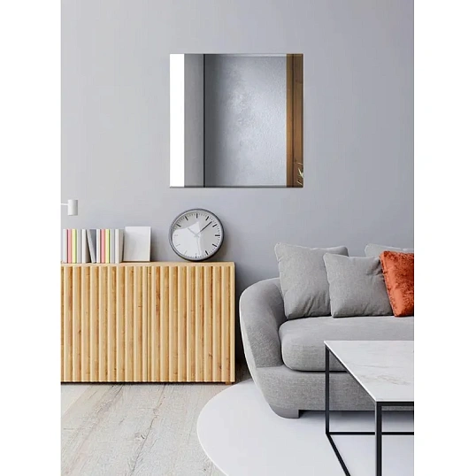 Зеркало KD_настенное Комус Мебель с фацетом 600Х600 квадрат