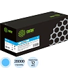 Картридж лазерный Cactus TN328C CS-TN328C для Konica Minolta, голубой