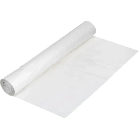 Мешки для мусора ПВД 200л 50мкм 10шт/рул прозрачные 90x130см Luscan