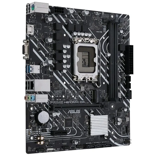 Материнская плата Asus PRIME H610M-K D4 Soc-1700 Intel H610 2xDDR4 mATX