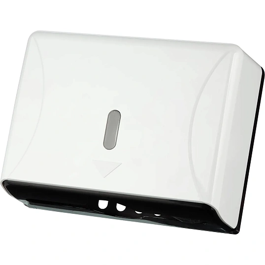 Диспенсер для полотенец лист.10х26х18,5 см. пластик, белый