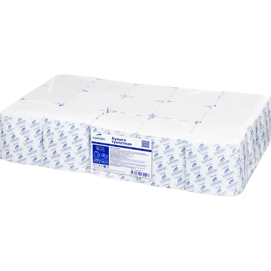 Бумага туалетная д/дисп Luscan Professional 2слбелцел250л15 пач/уп